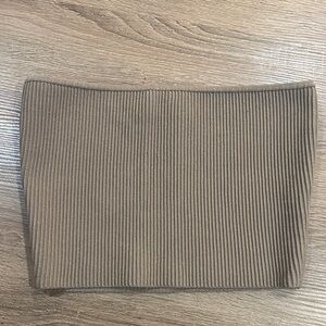 ARITIZIA Ribbed Tan Tube Top in size Small